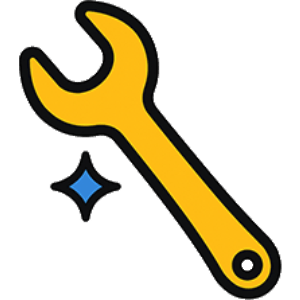 Repair service technician icon